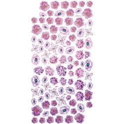BASIC FLOWER SET - Purple/Fuchsia - 6 x 12 - 1/3 sady